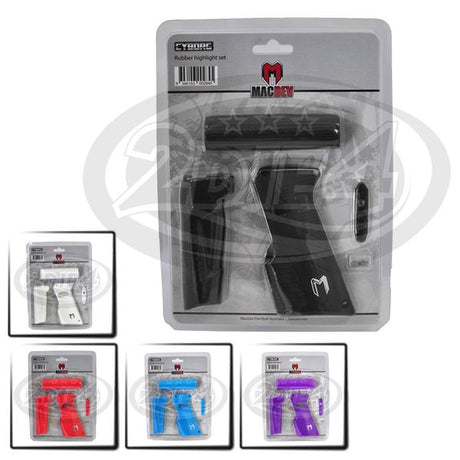 MacDev Griffschalen Kit für Clone 5 und Cyborg 6, Rubber Highlight Set