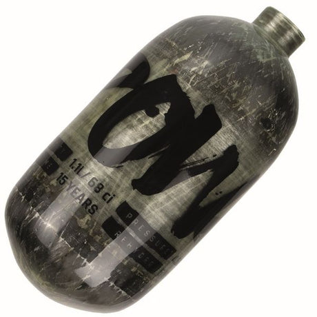POWAIR Carbon Series  1,1L / 68CI PAINTBALL HP FLASCHE 300bar  (einzeln)