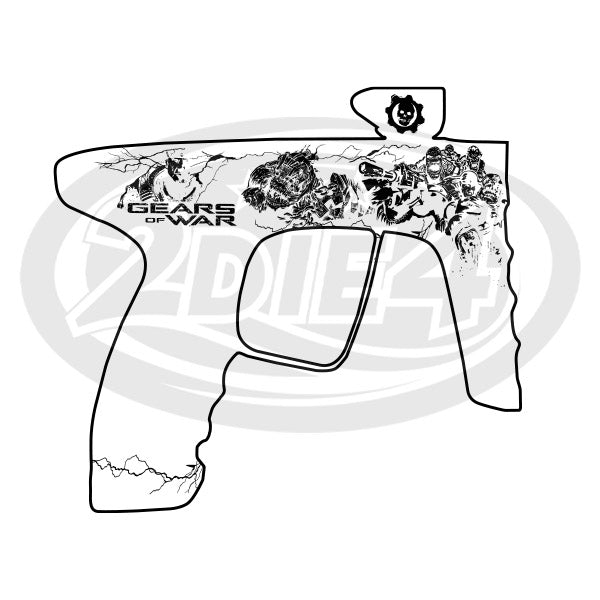 Laservorlage Gears of war
