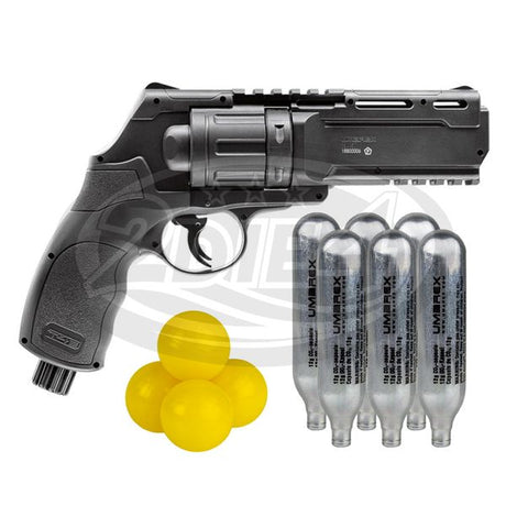 Umarex T4E HDR 50 Revolver Sparpaket inkl. 6 CO2 Kapseln und 500 Stück Paintballs Cal.50