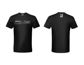 Dye T-Shirt Est. schwarz/ grau