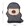 3D PVC Rubber Patch Tactical Schwein Klett Abzeichen Applikation