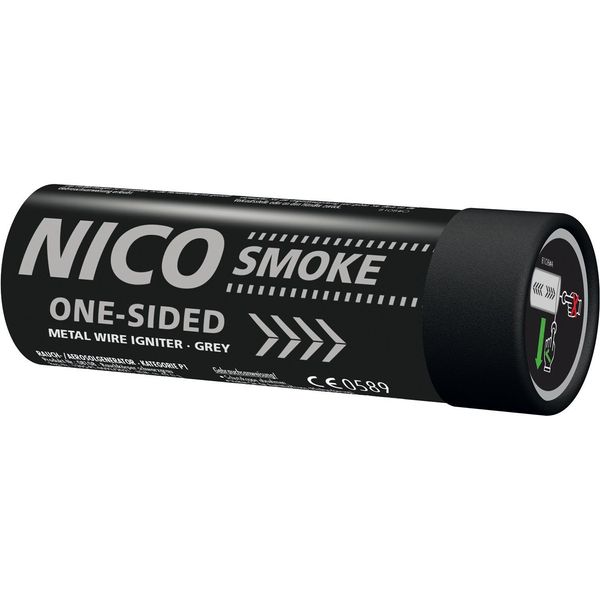Nico Smoke Wire Pull Rauchgranate Paintball Airsoft 80 Sekunden, grau
