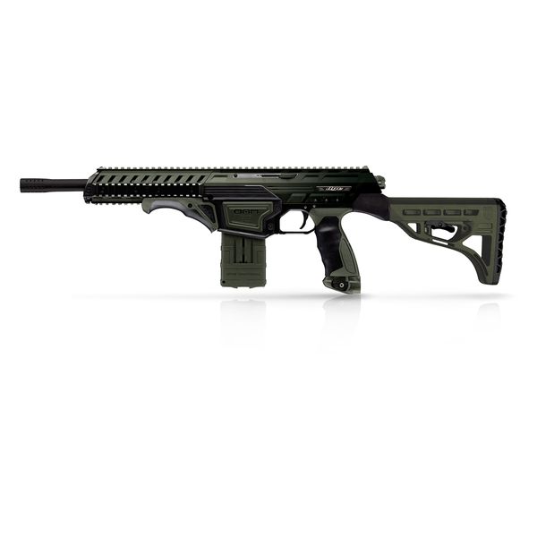 DYE DAM, DYE Assault Matrix, Paintball Markierer, Black/ Olive Forest Fade
