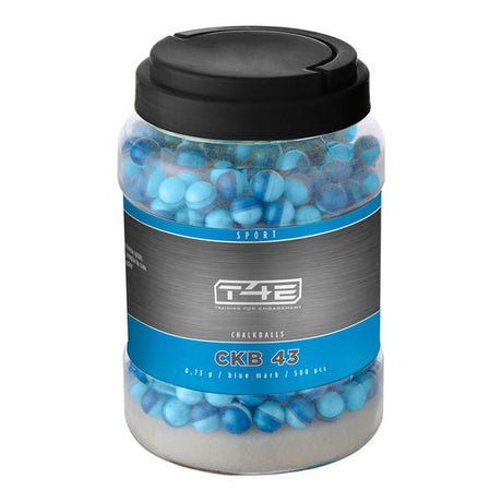 2.4586 T4E Sport CKB 43 . Powderballs cal.43, 500 Stück, blau