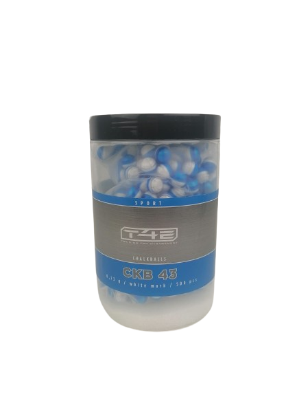 2.4775  T4E Sport CKB 43 . Powderballs cal.43, 500 Stück, weiß