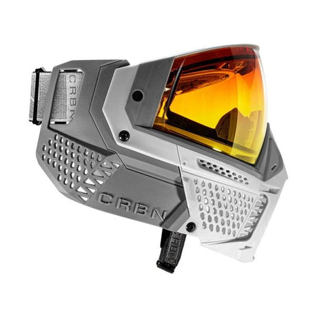 Carbon ZERO SLD Paintball Thermal Maske, LT Grey (Less Coverage) 