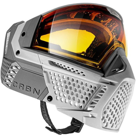 Carbon ZERO SLD Paintball Thermal Maske, LT Grey (Less Coverage) 