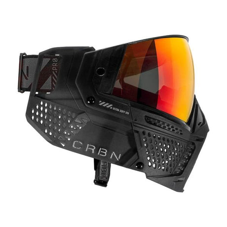 Carbon ZERO PRO Paintball Thermal Maske, Smoke (Less Coverage) 
