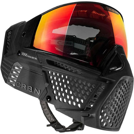 Carbon ZERO PRO Paintball Thermal Maske, Smoke (Less Coverage) 