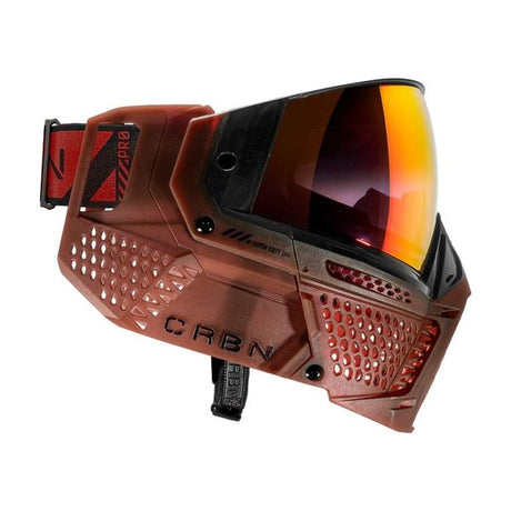 Carbon ZERO PRO Paintball Thermal Maske, Blood (Less Coverage) 