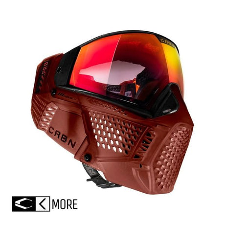 Carbon ZERO PRO Paintball Thermal Maske, Blood (More Coverage) 