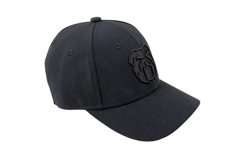 Kanem Cap Curved Snapback, Two Tone Black