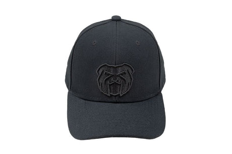 Kanem Cap Curved Snapback, Two Tone Black