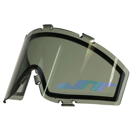 JT Spectra Thermalglas Maskenglas, Smoke With Blue Chromatic Logo