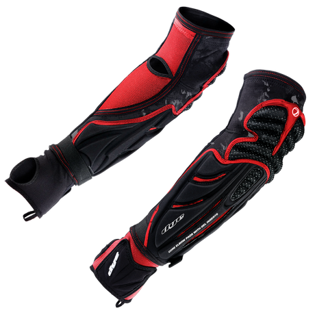 DYE Paintball Performance Ellenbogenschoner Elbow Pads, rot