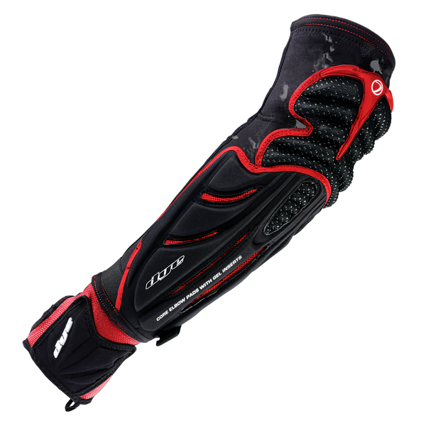 DYE Paintball Performance Ellenbogenschoner Elbow Pads, rot