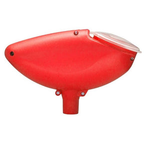 Paintballjunkys PJ 200er Schüttelhopper, Hartplastik mit Deckel, rot