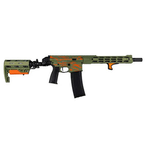 Planet Eclipse EMF200 Paintball Markierer Cal.68, Tiger Stripe Orange, Custom Cerakote