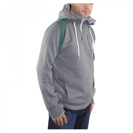 TANKED Zeppelin Hoodie, grau-grün