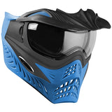 VForce Grill Paintballmaske mit Thermalglas, Grey on Blue, SPECIAL EDITION